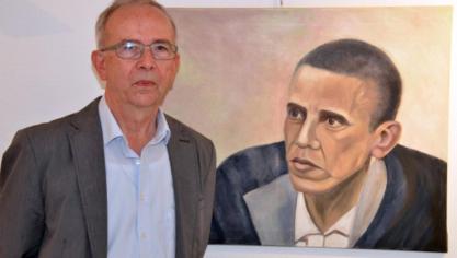 <p>Auch Barack Obama kommt in den Werken des Künstlers vor.</p>