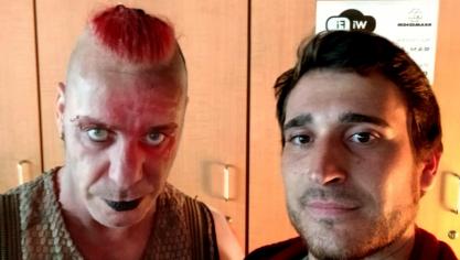 <p>Adrian Lambertz traf Rammstein-Sänger Till Lindemann.</p>