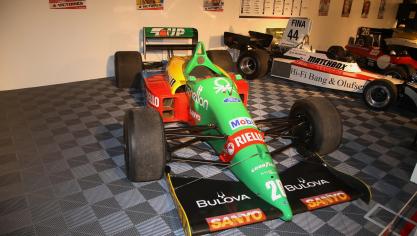 <p>Der Formel-1-Wagen von Thierry Boutsen ist neuerdings ausgestellt.</p>