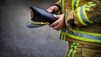 <p>Emotionaler Abschied von verstorbenen Feuerwehrmännern in Heusden-Zolder</p>
