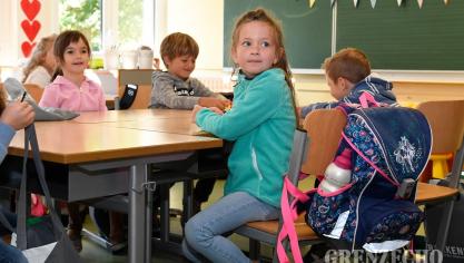 <p>Erster Schultag in Lontzen</p>
