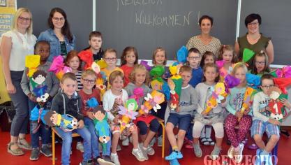 <p>Erster Schultag in Bütgenbach</p>
