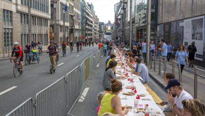 <p>So sah es am Sonntag in Brüssel aus.</p>
