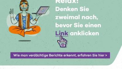 <p>Kampf gegen Phishing: Nicht blind auf jeden Link klicken</p>
