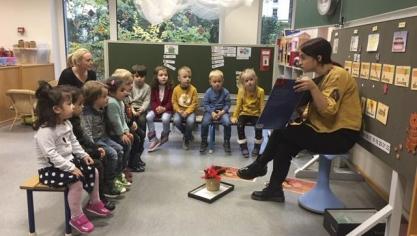 <p>Vorlesetag im Kindergarten des Eupener Athenäums</p>
