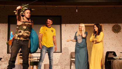 <p>Die Komödie „Albtraum in 1001 Nacht“ wird noch zwei Mal am kommenden Wochenende im Mozart-Saal des Worriken-Zentrums aufgeführt.</p>