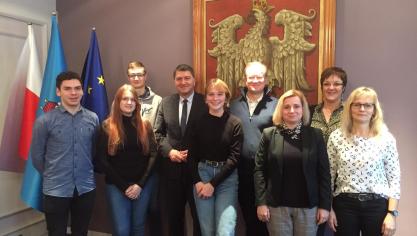<p>Die ostbelgische Delegation besuchte den Bürgermeister von Oswiecim (Auschwitz). Die Stadt pflegt eine Partnerschaft mit Kerpen.</p>