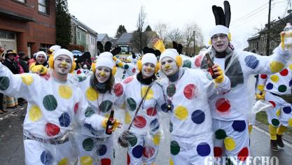 <p>Karnevalszug in Raeren am Karnevalssonntag</p>
