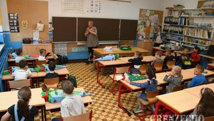 <p>Erster Schultag in Heppenbach</p>
