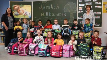 <p>Erster Schultag in Büllingen</p>
