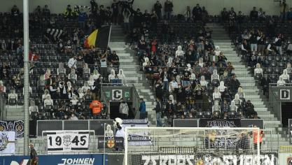 <p>Fans und Sieg: AS Eupen - AA Gent</p>
