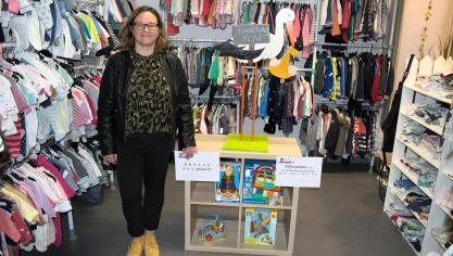 <p>Mireille Jates hat zu Beginn des Jahres ein Geschäft für Kinder- und Babysachen aus zweiter Hand eröffnet.</p>