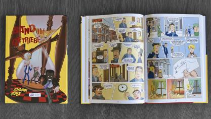 <p>Der neue Comic von Christophe Schommer und René Heinen umfasst 68 Seiten. Es wird auch eine französische Ausgabe geben.</p>
