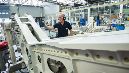 <p>Sabca ist mit Einzelteilen an der Herstellung vieler Flugzeuge beteiligt.</p>