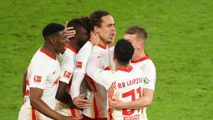 <p>Leipzig drehte das Topspiel gegen Gladbach in letzter Sekunde.</p>