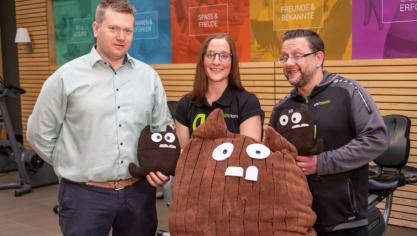 <p>Den inneren Schweinehund wieder überwinden: Nico Wolff, Ramona Cornely und Martin Birnbaum (v.l.n.r.) sind motiviert.</p>