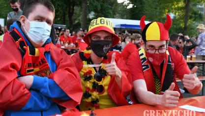 <p>Belgien - Russland: Public Viewing in Eupen</p>
