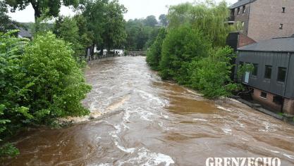 <p>Überschwemmungen im Norden der DG</p>
