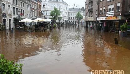 <p>Überschwemmungen im Norden der DG</p>
