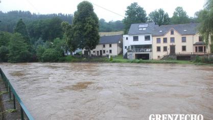 <p>Hochwasser im Ourtal</p>
