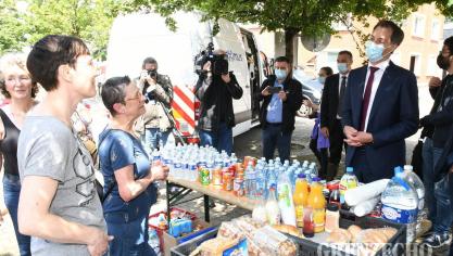 <p>Premierminister Alexander De Croo besucht Eupen</p>
