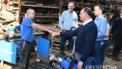 <p>Vize-Ministerpräsident Willy Borsus besucht das Kabelwerk</p>
