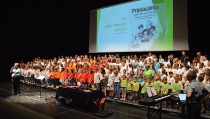 <p>Das Projekt „Primacanta“ stellt Lehrer und Schulkinder vor musikalische Herausforderungen.</p>