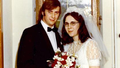 <p>Am 27. Mai 1972 gab sich das Paar das Ja-Wort.</p>