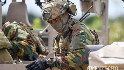 <p>Militärübung der Benelux-Staaten im Lager Elsenborn</p>

