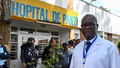 <p>Dr. Denis Mukwege hat bereits über 50.000 vergewaltigte Frauen in seinem Krankenhaus in Bukavu behandelt.</p>