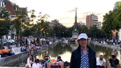 <p>Mick Jagger vor Konzert unterwegs durch Brüssel</p>