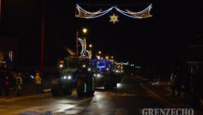 <p>„Adventsleuchten der Traktoren“ in Bütgenbach</p>
