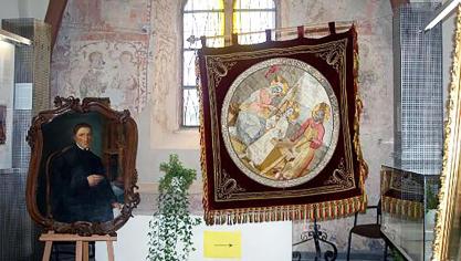 <p>Die 500 Jahre alten Fresken, die im Chorraum der Eligius-Kapelle freigelegt wurden, benötigen dringend Konservierungsmaßnahmen.</p>