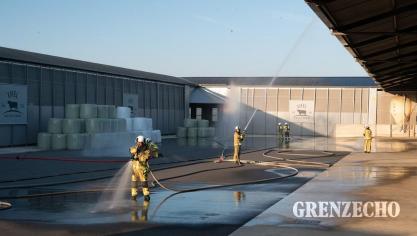 <p>Übung der Feuerwehr Burg-Reuland/St.Vith in Maspelt</p>
