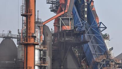 <p>Das Werk von ArcelorMittal in Gent soll Stahl klimaneutral produzieren.</p>