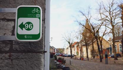 <p>Das Knotenpunktsystem für Fahrräder soll in der Provinz Lüttich bis 2026 auf 2.100 km anwachsen.</p>
