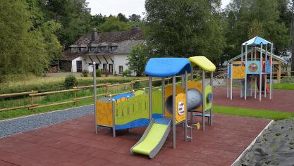 <p>Dorfgemeinschaft freut sich über neuen Spielplatz in Galhausen</p>