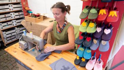 <p>Europamarkt am 6. und 7. September rund um Dom und Rathaus in Aachen</p>