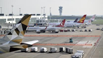 <p>Ein Blick auf den Landesflughafen in Zaventem</p>