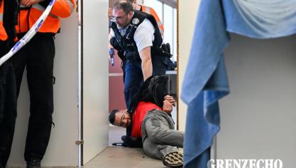 <p>Multidisziplinäre Übung der Eifelpolizei in Worriken</p>
