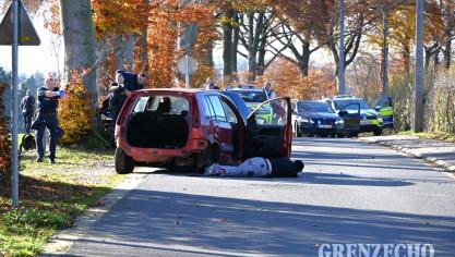 <p>Multidisziplinäre Übung der Eifelpolizei in Worriken</p>
