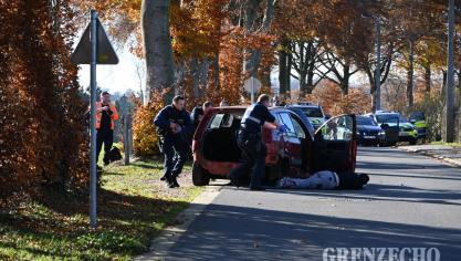 <p>Multidisziplinäre Übung der Eifelpolizei in Worriken</p>
