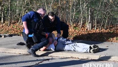 <p>Multidisziplinäre Übung der Eifelpolizei in Worriken</p>
