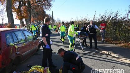 <p>Multidisziplinäre Übung der Eifelpolizei in Worriken</p>
