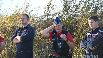 <p>Multidisziplinäre Übung der Eifelpolizei in Worriken</p>
