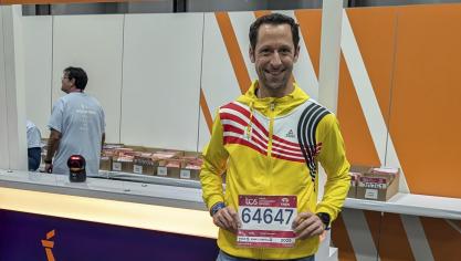 <p>Nach der Ankunft erst einmal die Startnummer abholen.</p>