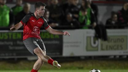 <p>Mit seinem Ausgleich brachte Timo Gennen Oudler näher an die drei Punkte.</p>