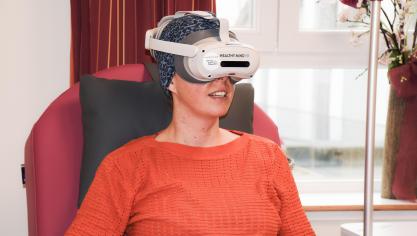 <p>In der Klinik St. Josef werden neue VR-Brillen eingesetzt.</p>