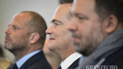 <p>Verteidigungsminister Theo Francken in Eupen</p>
