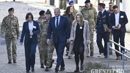<p>Verteidigungsminister Theo Francken in Eupen</p>
